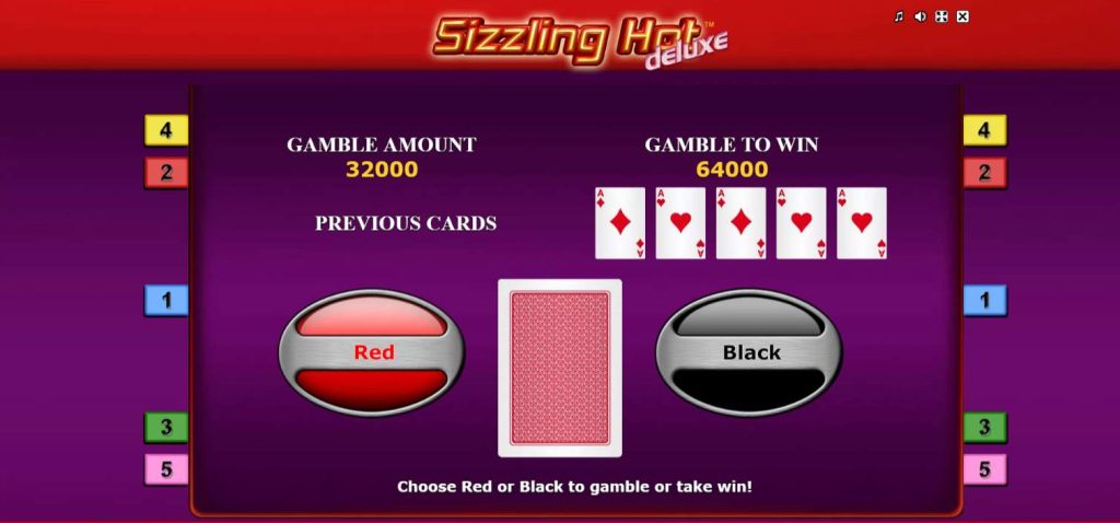 sizzling hot gamble function